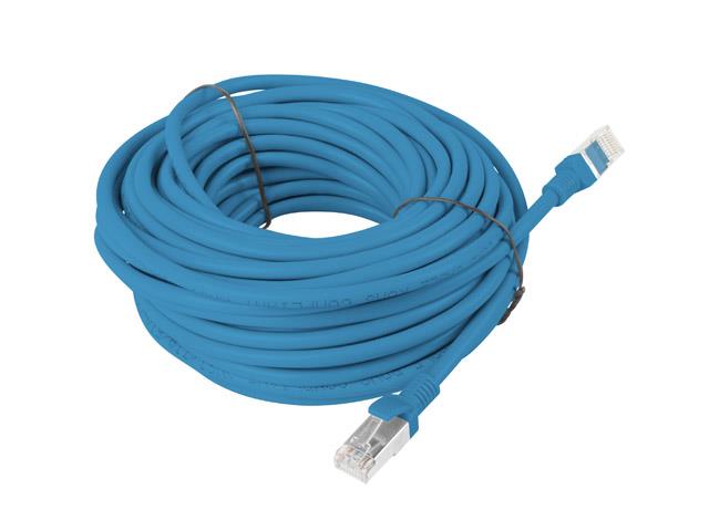 Patchcord Lanberg UTP Kat.5e 15m Niebieski