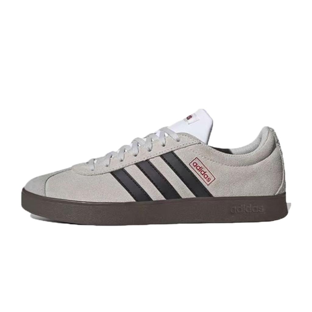 Adidas VL COURT 2.0 Lifestyle Sweet Meow Steps Abrasion Resistant Low top Skateboard Shoes Unisex Pink HQ1802(Team1166-)