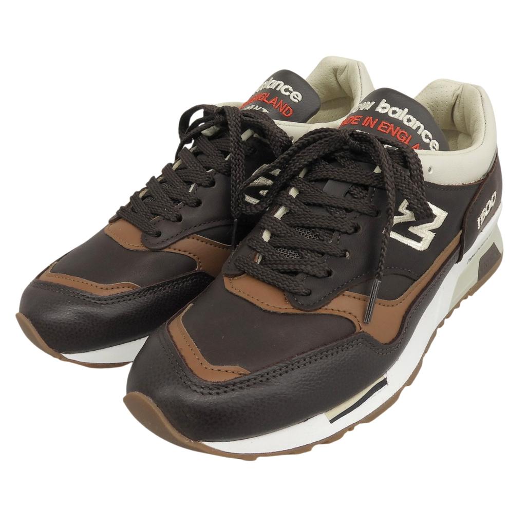 Pristine NEW BALANCE sneakers Brown Natural leather mens 25.5cm M1500GNB Used