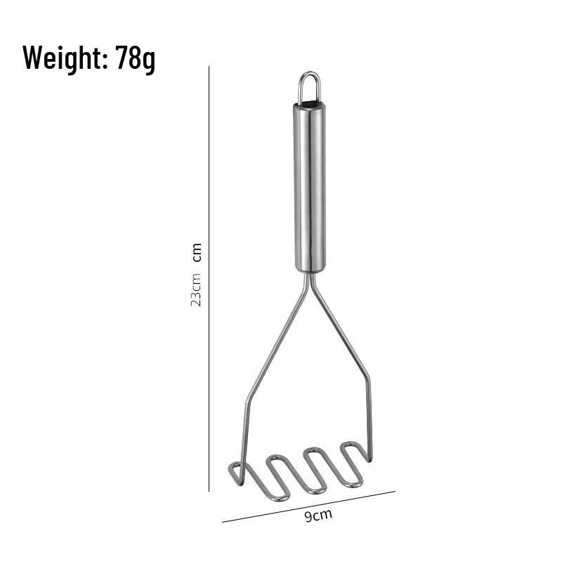 Wavy Stainless Steel Potato Masher