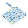 3Pcs Baby Cloth Diaper Wet Dry Bag Water Resistant Dual Pocket Breathable Cartoon Look Travel