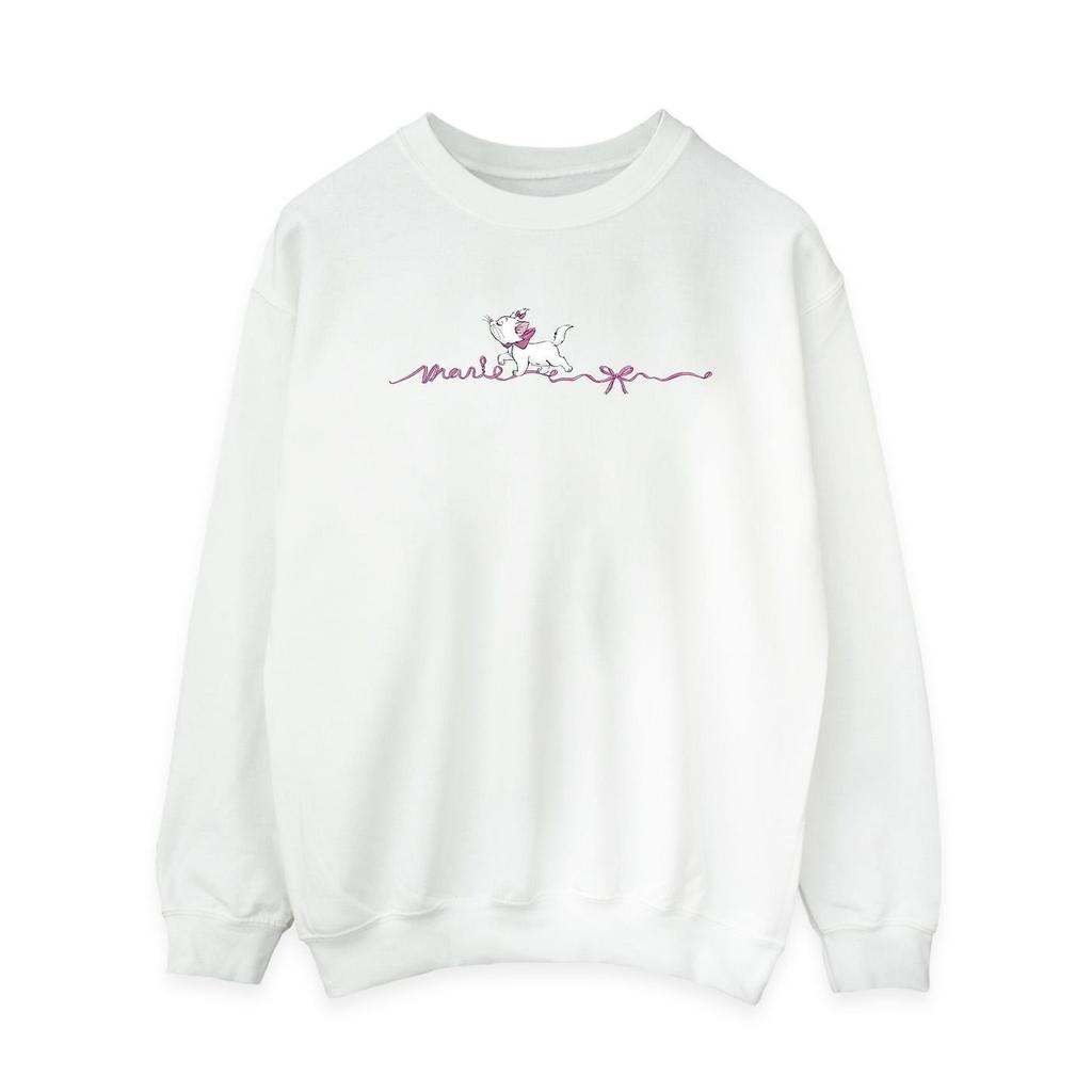 The Aristocats Womens/Ladies Marie Ribbon Sweatshirt