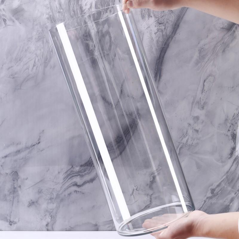 Transparent PET Vase for Water-cultured Flower Arrangements,Living Room Decorations,Hydroponic Containers,Large Flower Bucket