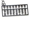 Lovely Abacus Mobilizable 8 Rows Metal Calculator Tool Shape Ancient Keyring Keychain Keyfob Gift