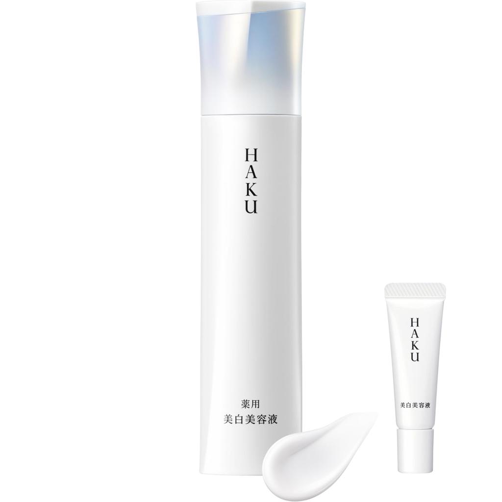 HAKU Serum Melano Focus IV Main Body Mini Size Set 45g+6g Quasi-Drug Whitening Transparency Spot Prevention Fragrance-Free m-Tranexamic Acid 4MSK