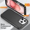 For iPhone 16 Pro Max Case PC+Silicone+EVA Drop Protection Mobile Phone Cover