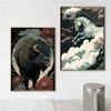 Asian Animals Zodiac Signs Japan China Prints Poster Canvas Painting Modern Wall Art Pictures for Living Room Bedroom Home Decor