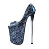 Crossdresser New 22cm Thin High Heels Female Round Toe Pumps Wedding Shoes Woman Fetish Ballet Gladiator Stilettos Sizes 34-50