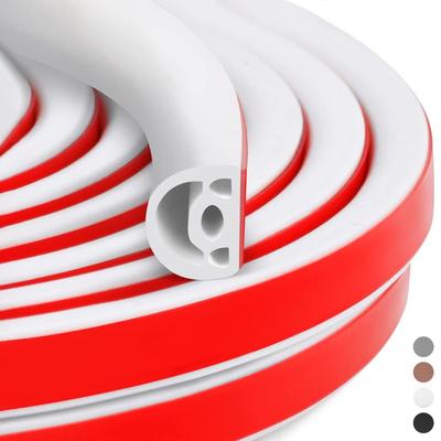 Ljudisolerande Dörrtätningslist Vindtät Isoleringslist Väderremsa för Dörr & Fönster