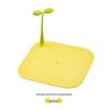 Bean Sprout Silicone Floor Drain Cover: Deodorizing, Anti-Insect Sticker for Bathroom.