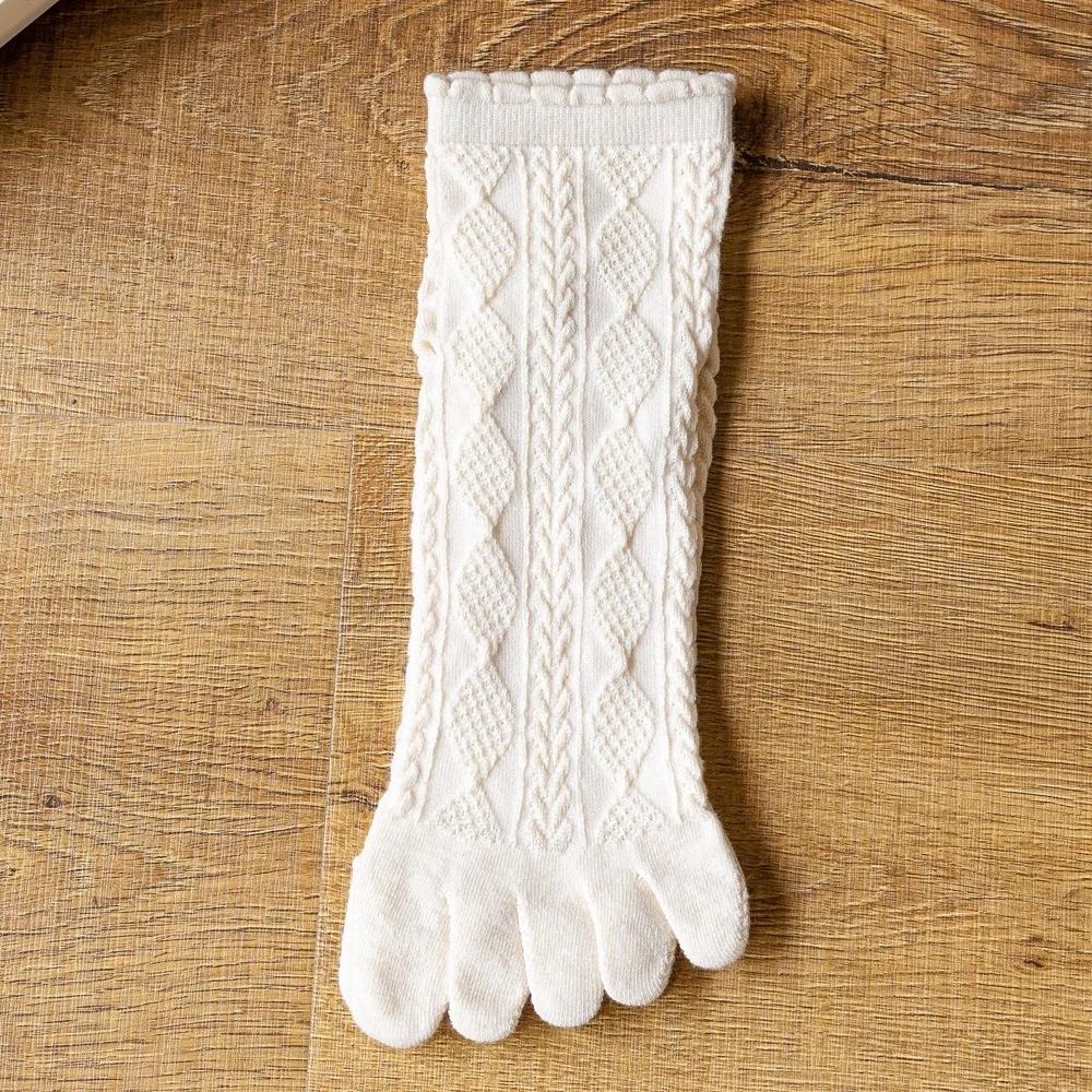 3 Paar Sommer Netz Zehensocken Damen Bestickt Floral Fünf-Zehen-Socken Hochwertige Baumwolle Sportsocken