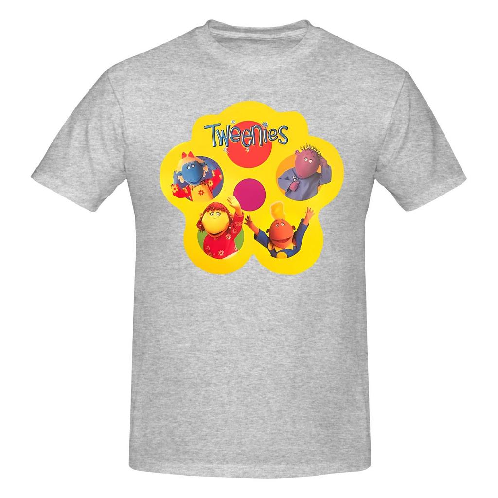 Tweenies Group Painting Not Fading Tshirt Foreststyle Fresh Solid Color Tshirt