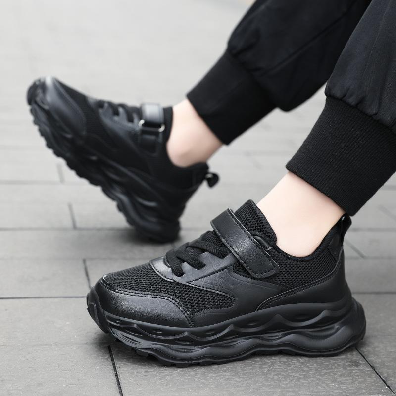 2025 New Mesh Breathable Summer Boys and Girls Sports Shoes Girls Casual Little White Shoes Medium and Large Children Non-slip Versatile