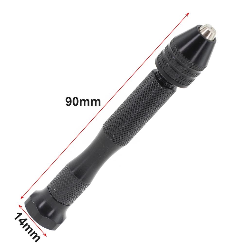 Mini Hand Drill With 0.3-3.2mm Drill Bits Set Woodworking Drilling Tools For Models Hobby DIY Wood Craft Handmade Tools