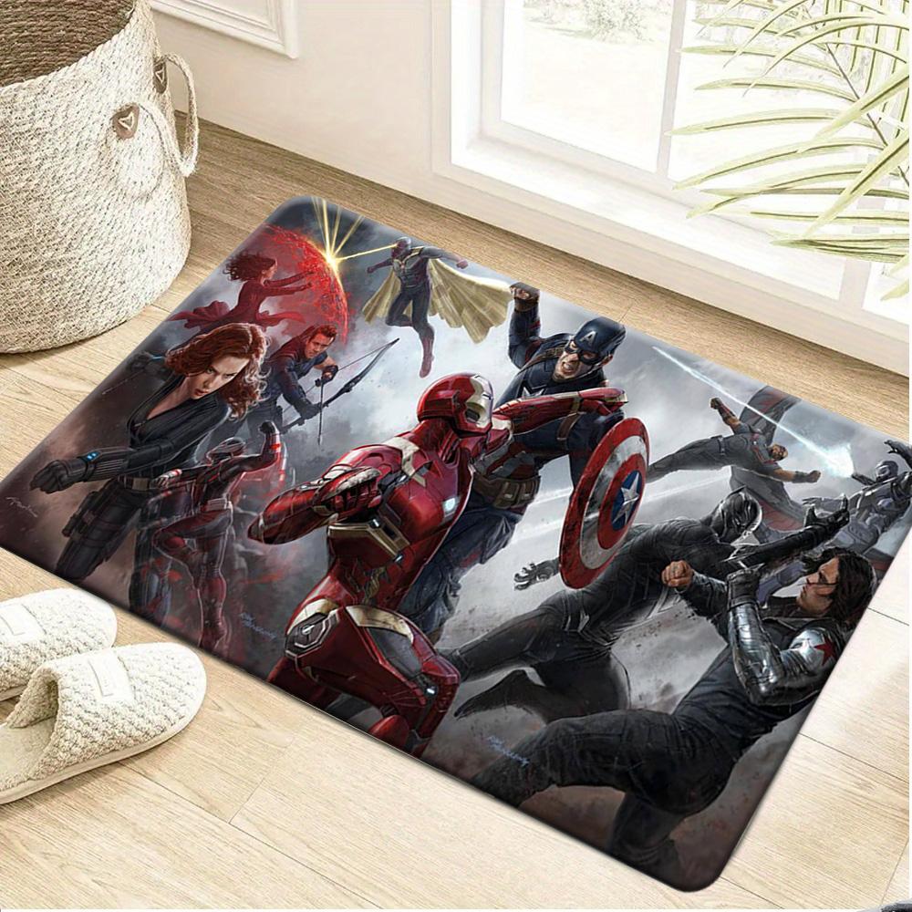 Authorized MARVEL, 1pc, Floor Mat, Designed with Themes of Superheroes And Classic Film Heroes, Available In Multiple Sizes, S