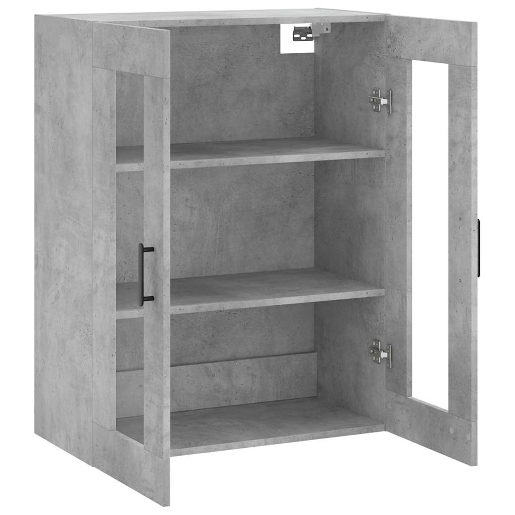 Wall Mounted Cabinet Concrete Grey 69.5 x 34 x 90 cm