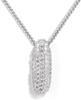 Cz Zircon Fat Initial A-Z Letters Balloon Bubble Pendant Necklace For Women Men Stainless Steel Box Chain Hip Hop Iced Jewelry