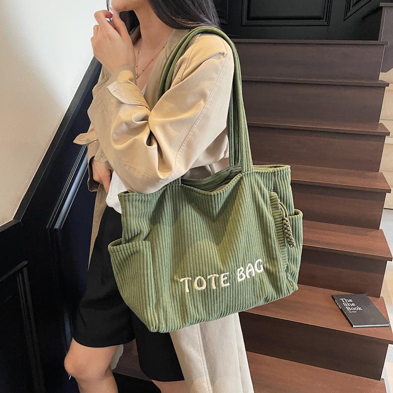 Tote bag women's 2025 autumn new women's tote bag commuter style simple fashion large capacity women's shoulder bag