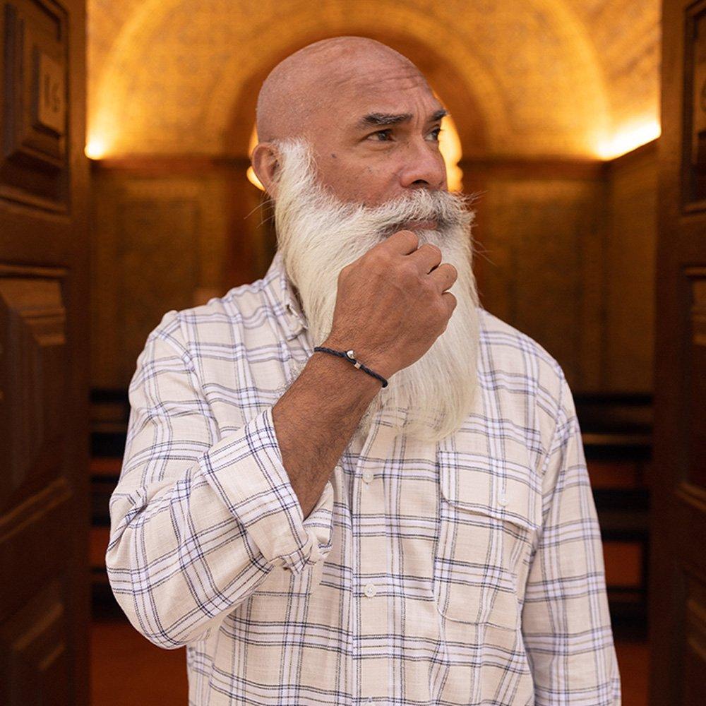 Pig & Hen Easy Ed Bracelet - Navy X Silver