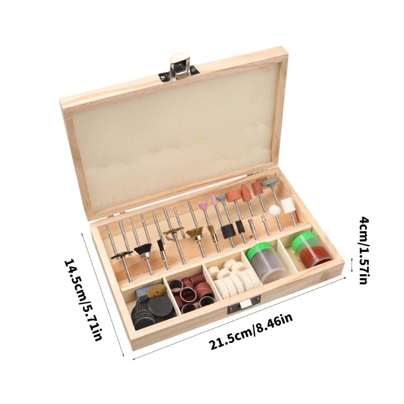 Professional Woodworking Rotary Tool Set 100pc Multifunctional Bits For Electric Sculpting Sanding Crafting Engraving