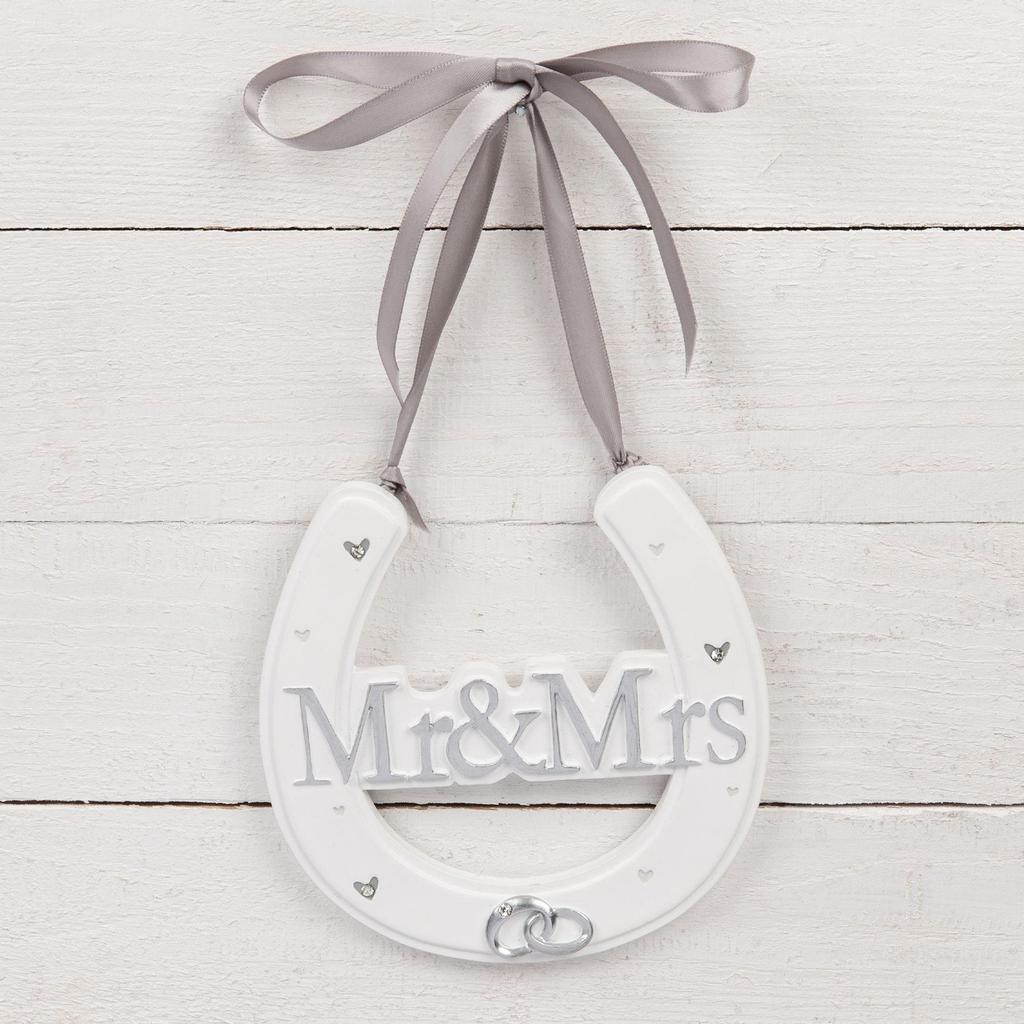Amore Mr & Mrs Resin Wedding Plaque