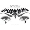 Fashion Colorful 3D Crystal Temporary Tattoo Face Gems Jewels Rhinestone Glitter Adhesive Stickers Festival Body Facial Decor
