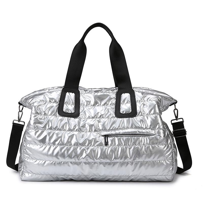 Fitness Bag Women's Cotton Clothing Bag Dry and Wet Separation Waterproof Swimming Bag Yoga Portable Shoulder Travel Duffel Bag