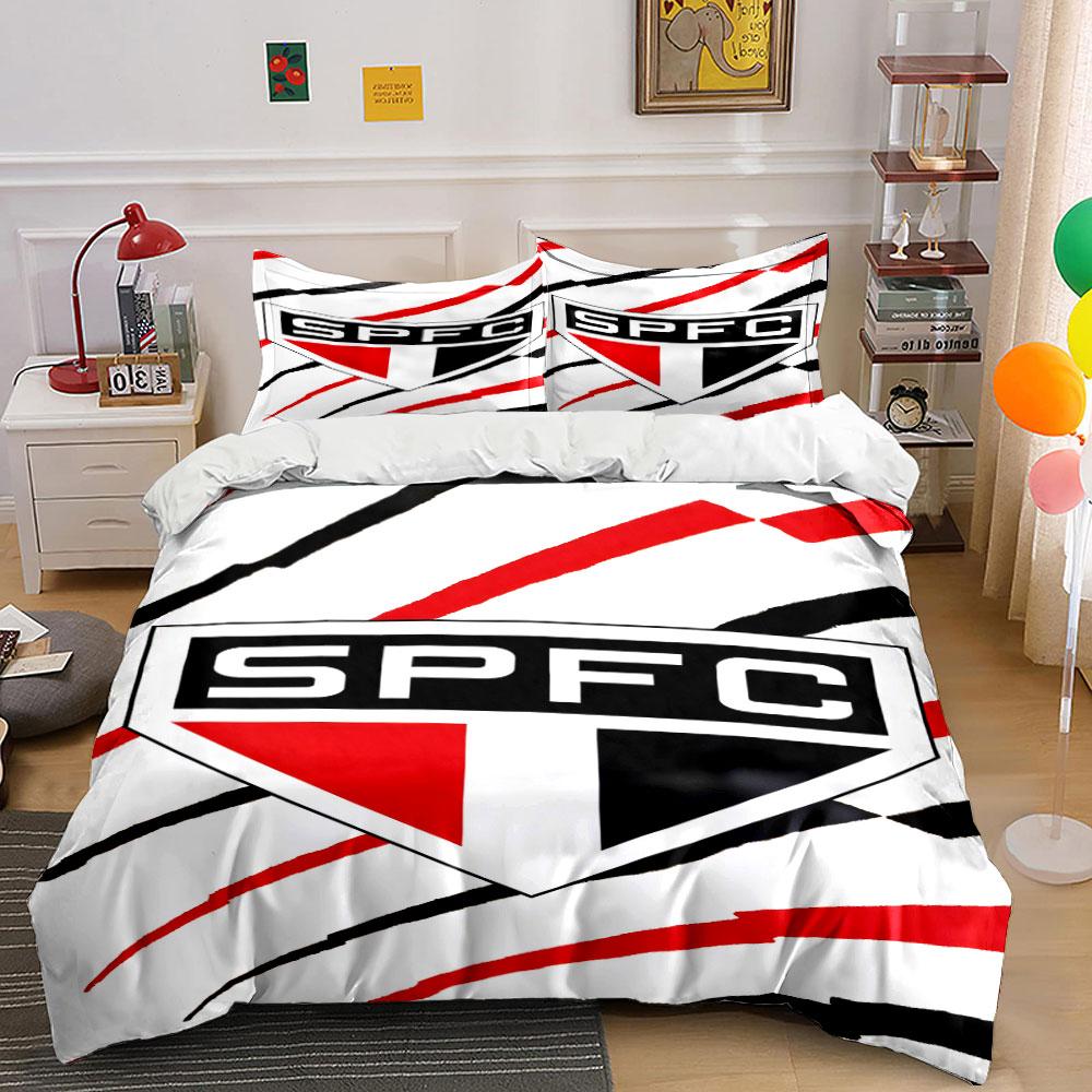 Logo with Red Stripes. Bedding Sets Duvet Cover Sets Duvet Covers Pillowcases(1*Duvet Cover 2*Pillowcases Without Duvet Insert)