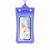 Floating Design Water-Sprinkling Festival Phone Pouch Transparent Touchable Swimming Bag Three Fold Full View Waterproof Bag