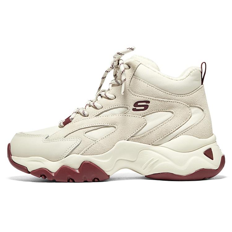 (WMNS) Skechers D lites 3.0 White Burgundy Women s 167595-BURG EU 38