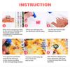 CHENISTORY Diamond Painting 5D DIY Cat Diamond Embroidery Full Drill Round Animal Mosaic Picture Rhinestones Wall Art Decortion