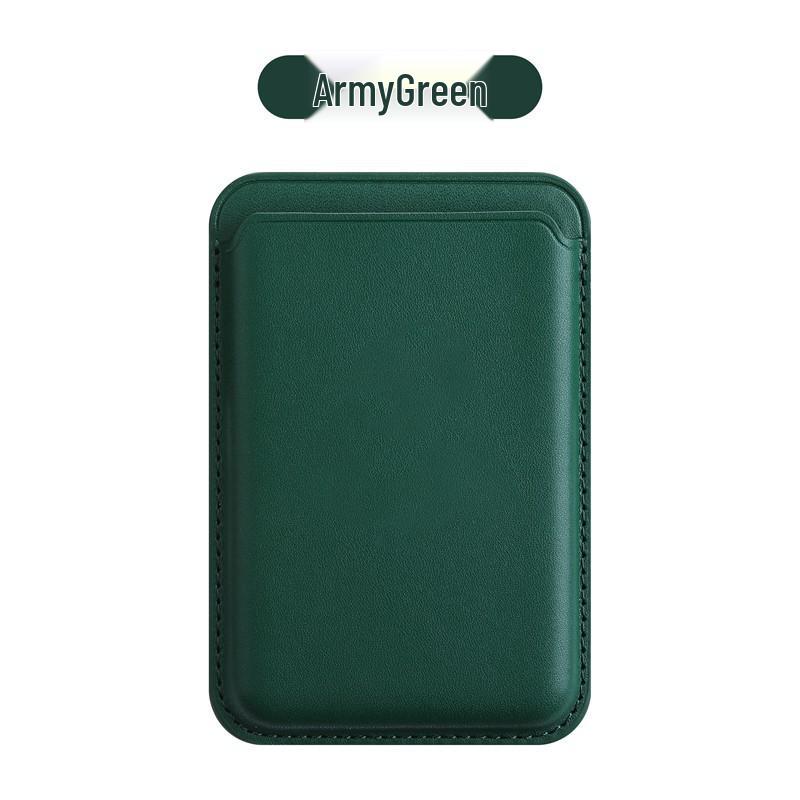 iPhone 16 Leather Card Holder Case with Magnetic Pop-up Window for 13, 14, 15 Pro Max