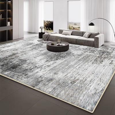 Modern Simple Gray Living Room Decoration Carpet Large Area Soft Lounge Rug Nordic Rugs for Bedroom Washable Anti-slip Floor Mat