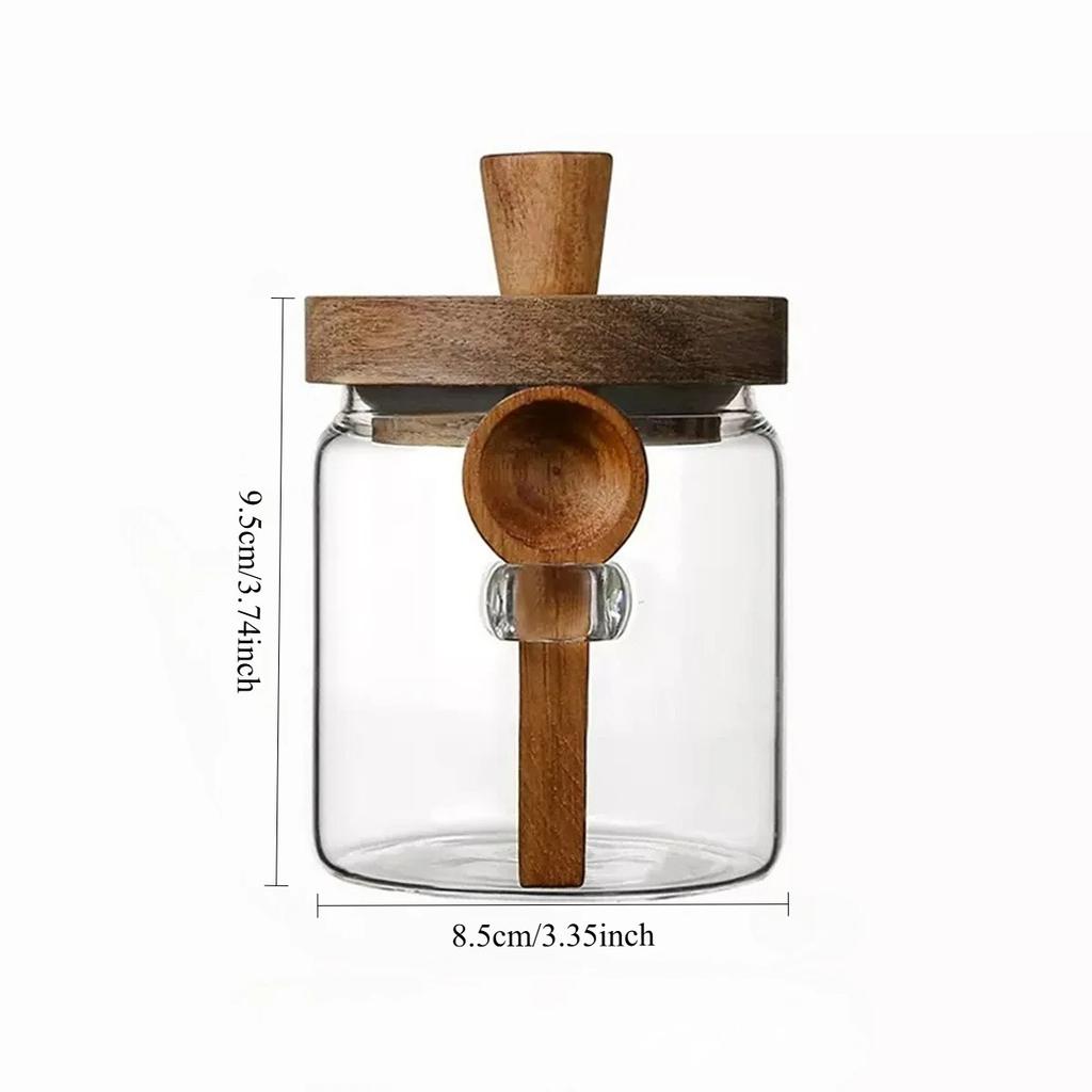 AirTight Glass Coffee Bean Storage Container, Food Storage Jar, for Beans, Grounds Coffee, Tea, Flour, Cereal, Sugar  jars