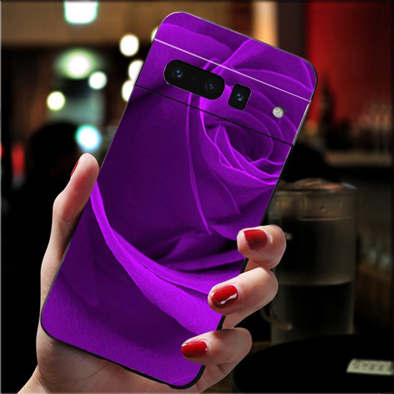 Phone Case For Google Pixel 10 9 Pro XL 9A 8 7 6 Pro Pixel 8A 7A 6A Pixel 8 7 6 5 Infinity On Purple Art