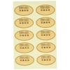 Cotta Best Before Date Stickers, Round, Craft, Brown, 3.5 X 2cm, 54106, Pack of 100
