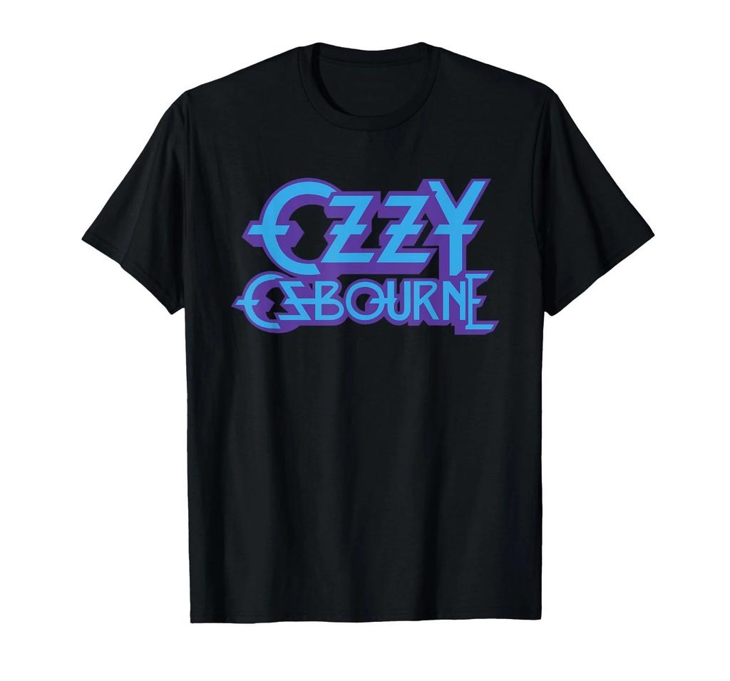 Ozzy Osbourne – Purple and Blue Logo T-Shirt