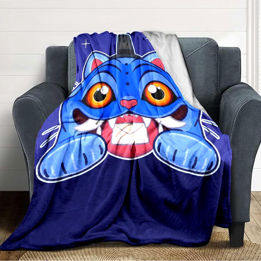 1pc KPop Demon Hunters24 Blanket, Gift, for Men and Women, Soft Blanket, Good for Sofa Bed Couch Travel, Lightweight Flannel Blanket