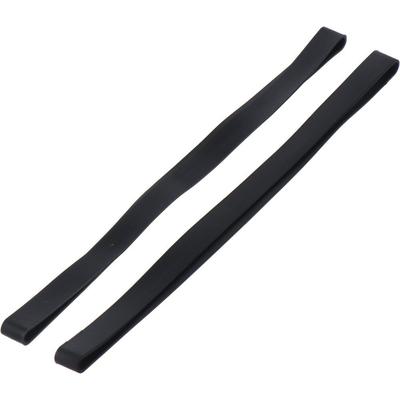 10 Pcs Standard Resilience Black Rubber Bands Large Duty Rubber Elastic Strap Silicone Wrapping Notebook Office