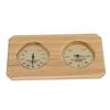 2 in 1 Wooden Sauna Thermometer Hygrometer For Hotel Sauna Room Dual Temperature and Humidity Meter Wall Mounted