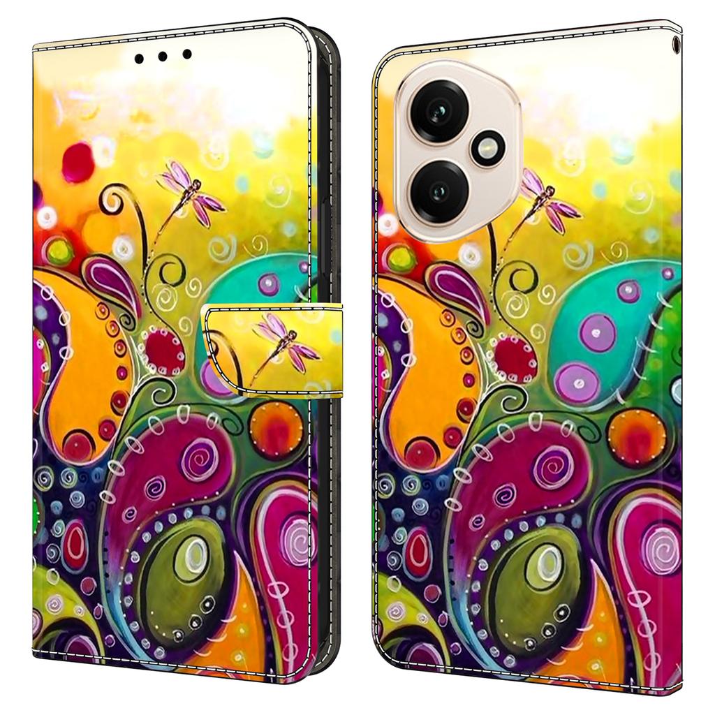 For Honor 400 5G (Global) Case PU Leather Wallet Phone Cover with Stand