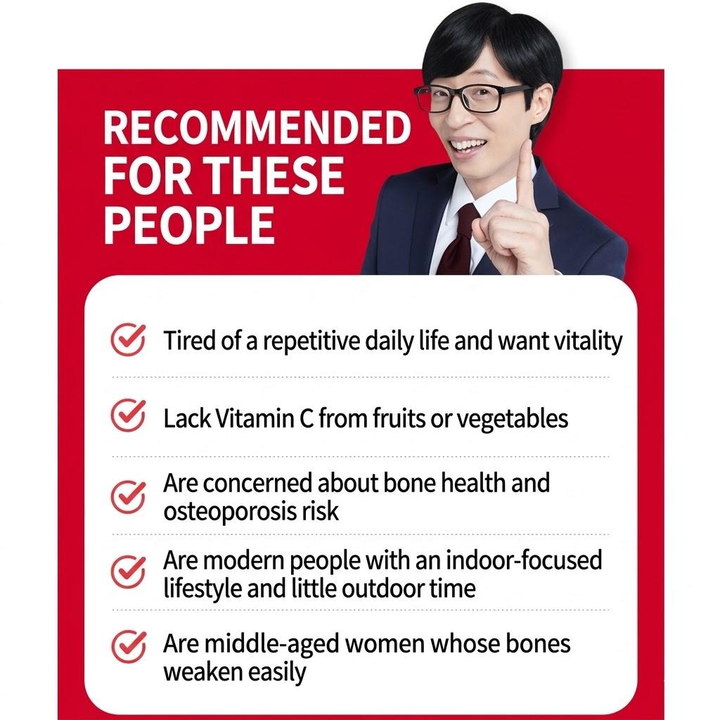 [Korea Eundan] Vitamin C 1000 Easy + Vitamin D 120 tablets (60 days supply), Korean health food