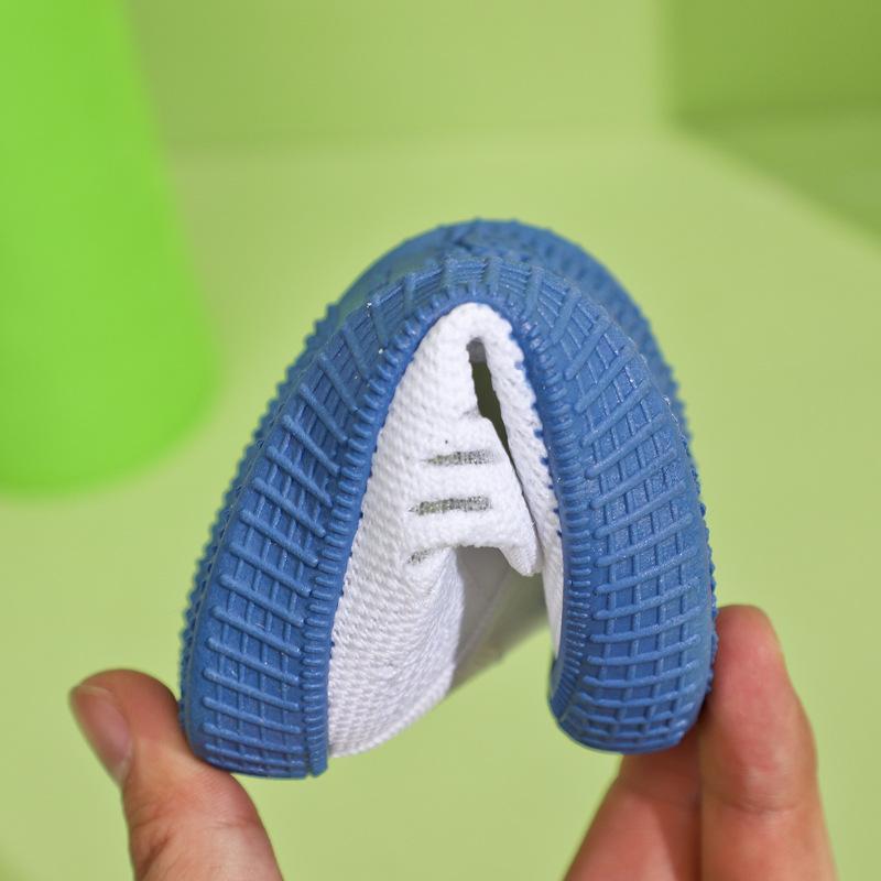 Kids Shoes Boys Shoes Children'S Sneakers Girls' Sneakers Casual Soft Fashion Breathable Stretch Fabric White Shoes Cutouts New