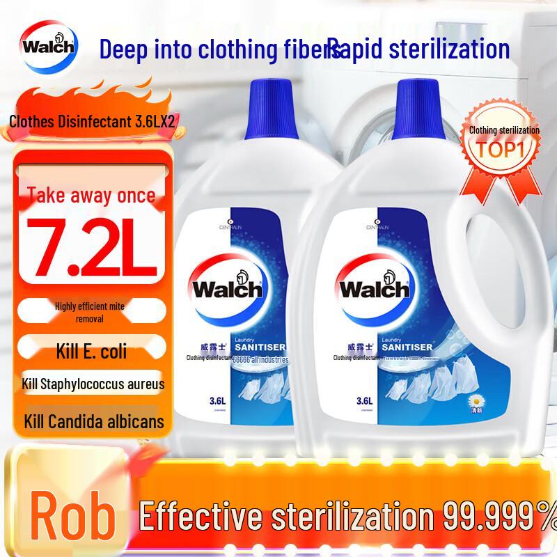 

Walch Fabric Disinfectant Liquid - Fresh Scent (2 x 3.6L)