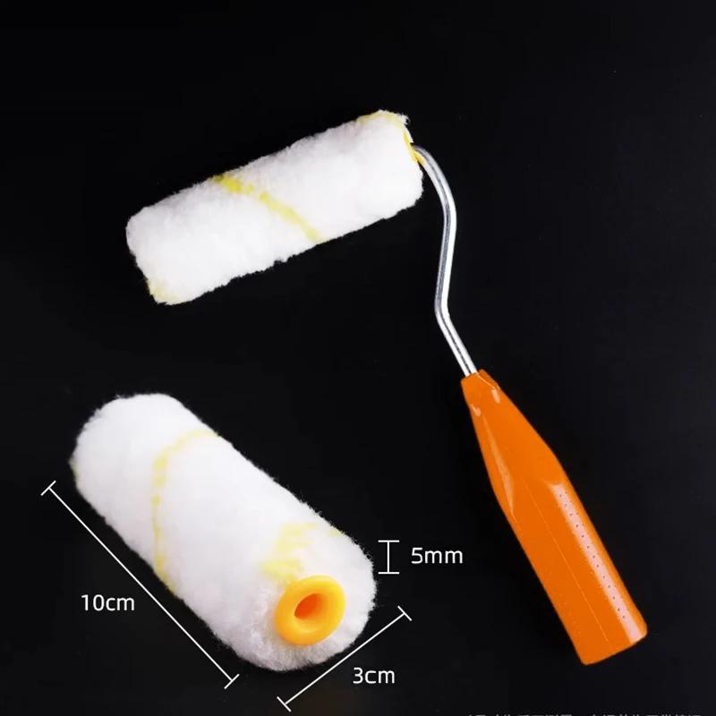 Paint Roller Kit Thumb Roller Core Small Corner Latex Paint Roller Core Roller Bracket Polyester Paint Roller for Wall Tool New