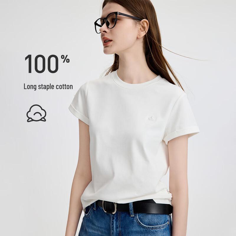 Navigare Women s Classic Solid Breathable Round Neck T-shirt M