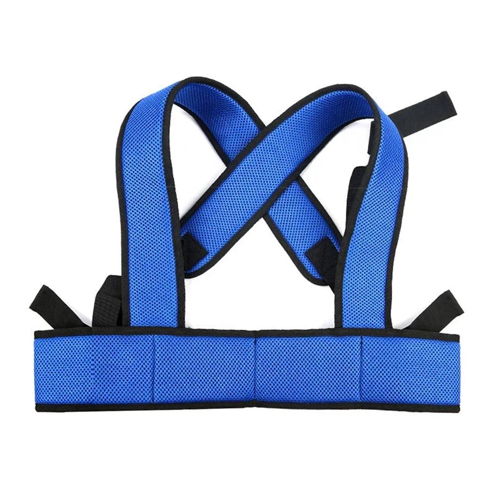 Elderly Wheelchair Safety Belt Double-Shoulder Anti-Slip Restraint Vest, Convenient Support