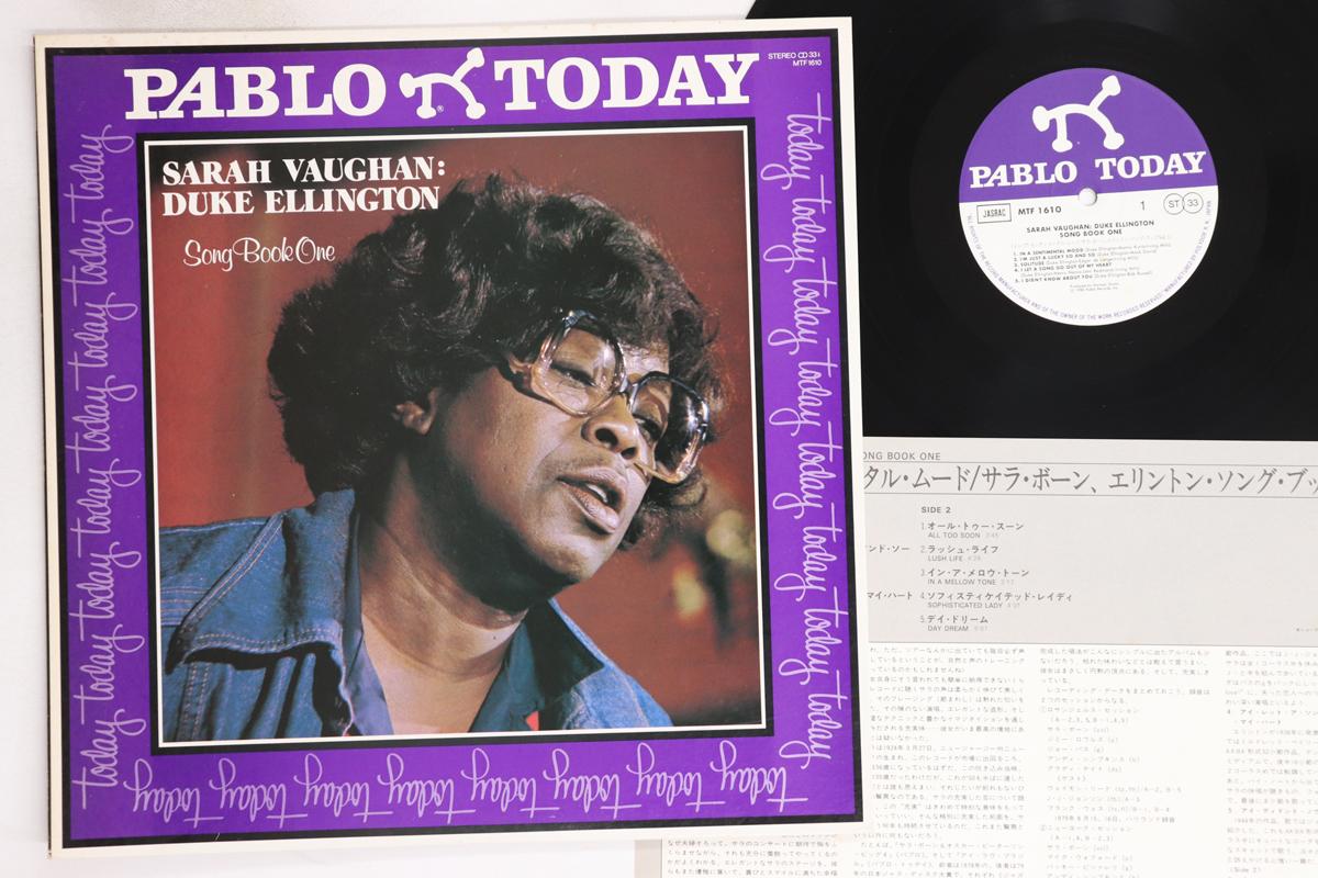 

LP Пластинка SARAH VAUGHAN - Duke Ellington Book One MTF1610 PABLO TODAY 1980 Япония Джаз Б/У