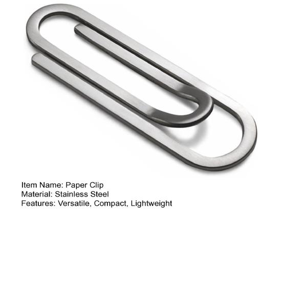 Ataş Paslanmaz Çelik Para Klipsi Yaratıcı Madeni Para Klipsi İnce Hafif Belge Tutucu Ofis Okul Ev Kullanımı İçin Kart Fotoğraf Sergileme Hediye