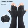 1Pair Sport Arm Sleeves Cycling Running Fishing Climbing Arm Cover Gloves Sun Uv Protection Ice Cool Sleeves With 5-Finger Cuff